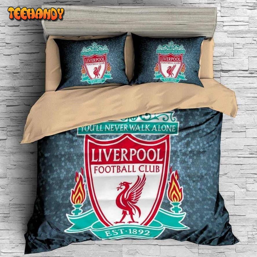 3D Liverpool Football Club Logo Soccer Bedding Set