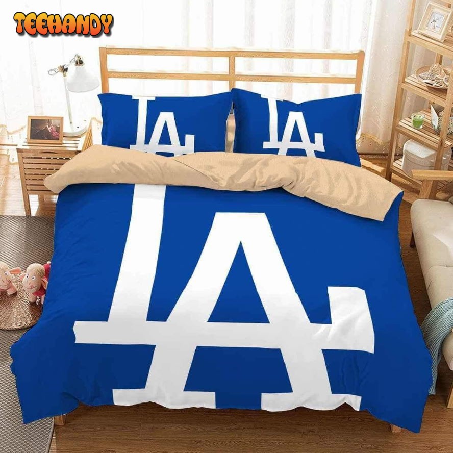 3d Los Angeles Dodgers Duvet Cover Bedding Set 1