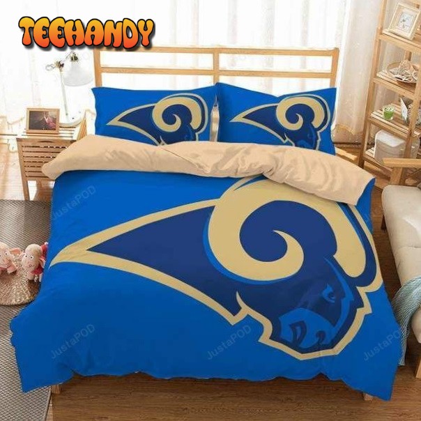 3d Los Angeles Rams Bedding Set Duvet Cover