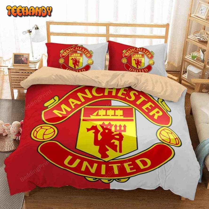 3d Manchester United Duvet Cover Bedding Set