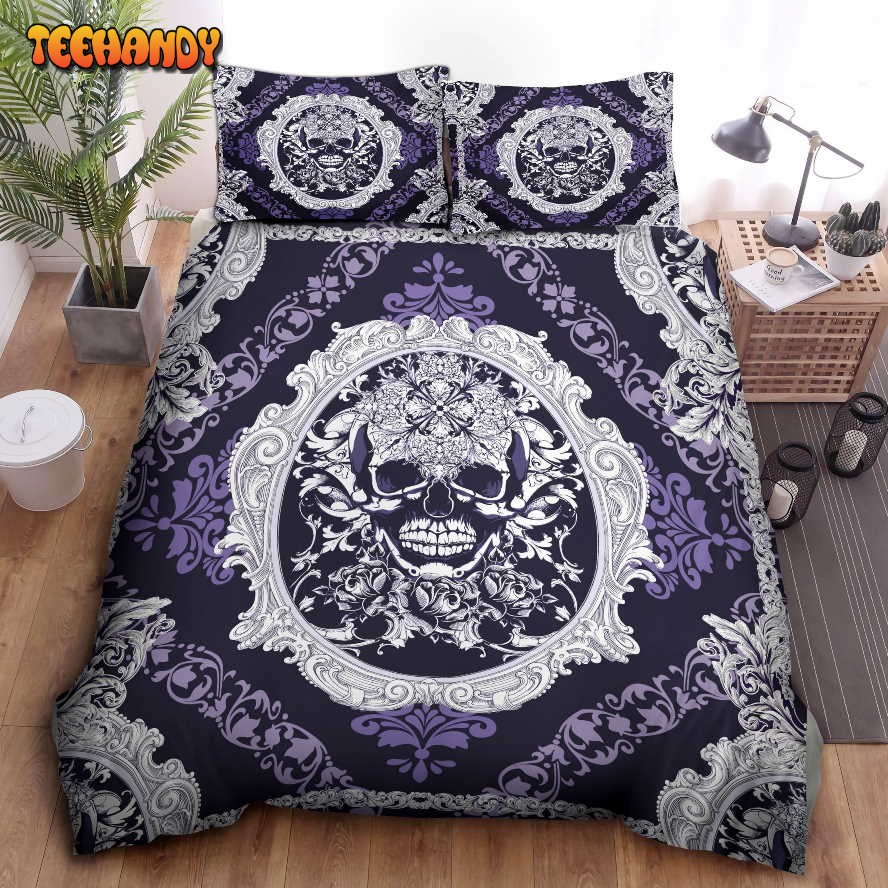 3d Mandala Victorian Skull Bed Sheets Duvet Cover Bedding Sets