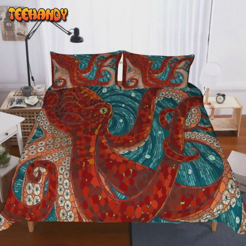 3D Octopus Bed Sheets Duvet Cover Bedding Sets