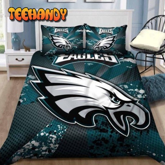 3d Philadelphia Eagles Logo Bedding Set