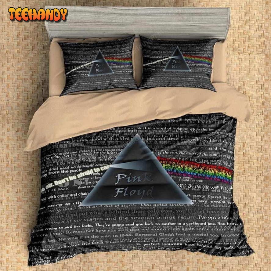 3d Pink Floyd The Dark Side Of The Moon Album Cover Art Bedding Set