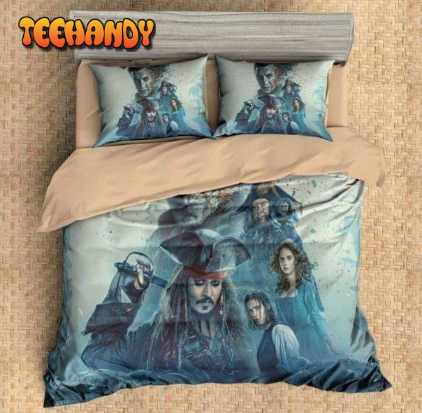 3d Pirates Of The Caribbean Bedding Set