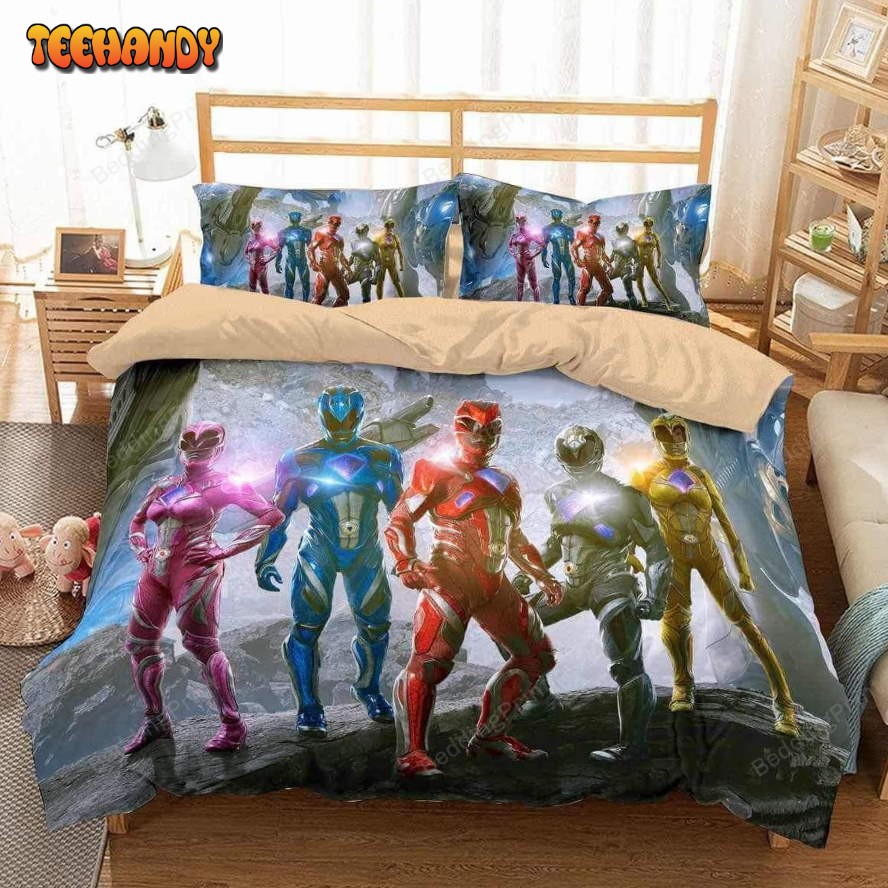 3d Power Rangers Duvet Cover Bedding Set