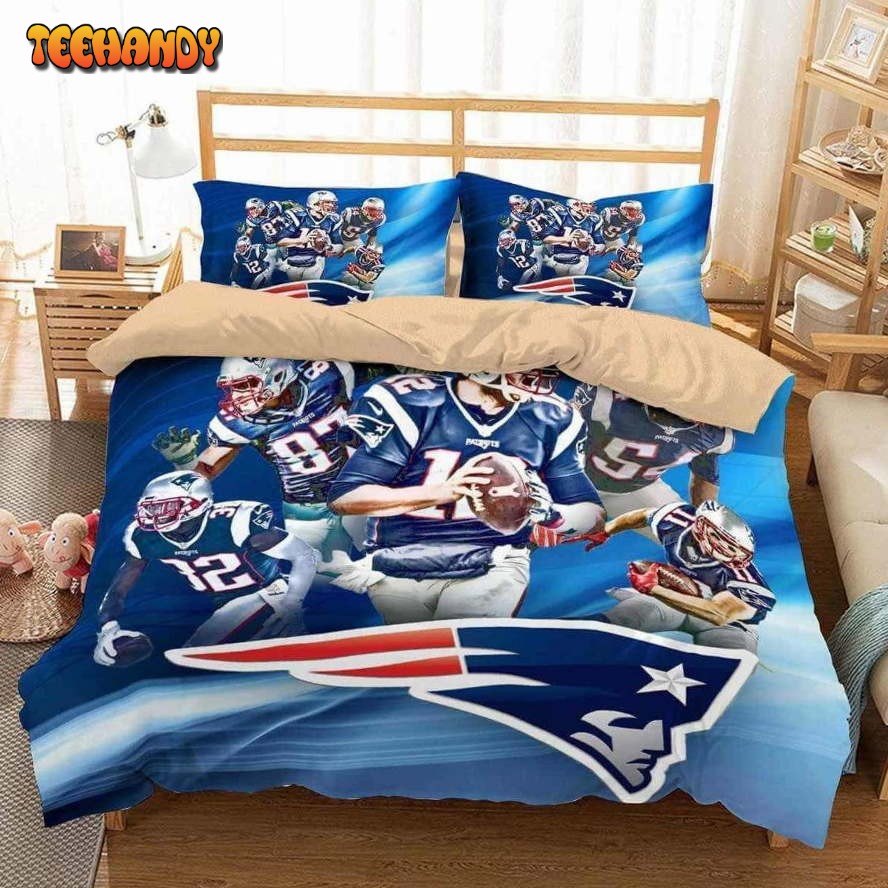 3d Printed New England Patriots Team Bedding Set