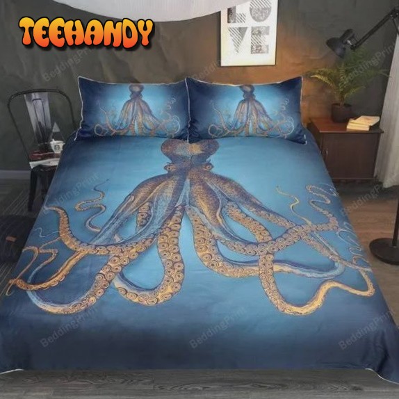 3D Printed Octopus Animal Bed Sheets Duvet Cover Bedding Sets