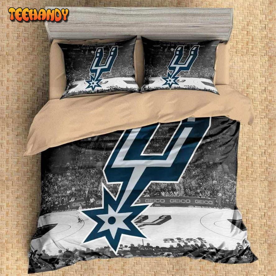 3d San Antonio Spurs Duvet Cover Bedding Set