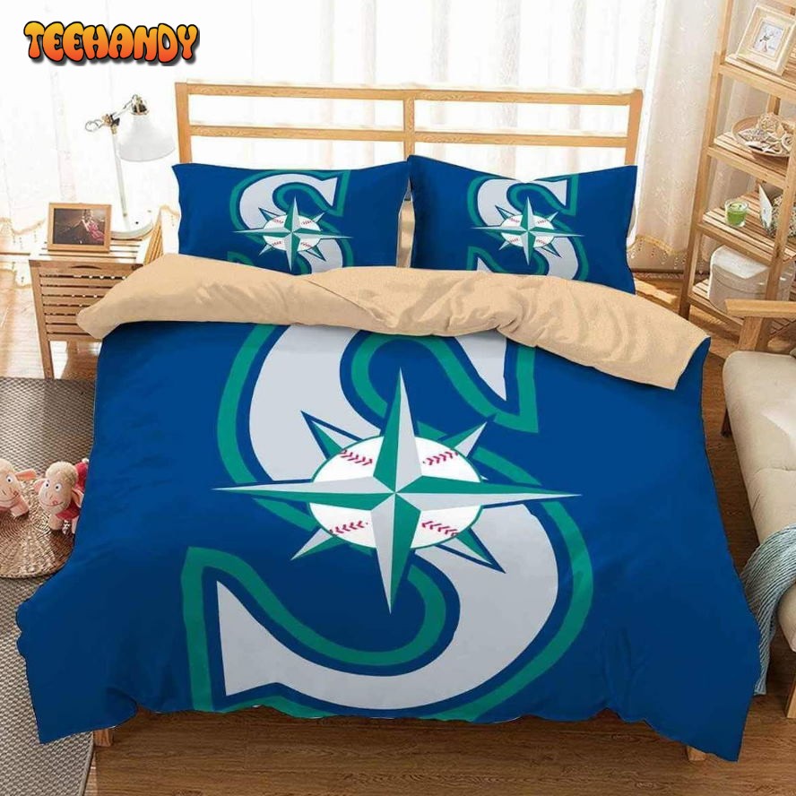 3d Seattle Mariners Duvet Cover Bedding Set