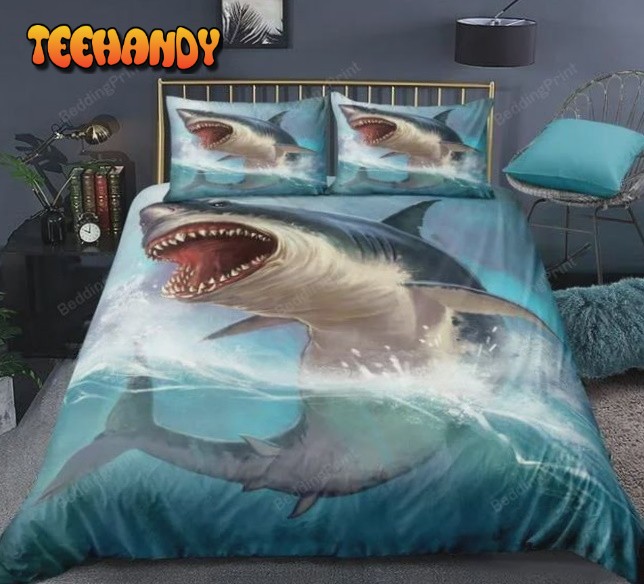 3D Shark Ocean Fish Animals Bed Sheets Duvet Cover Bedding Sets