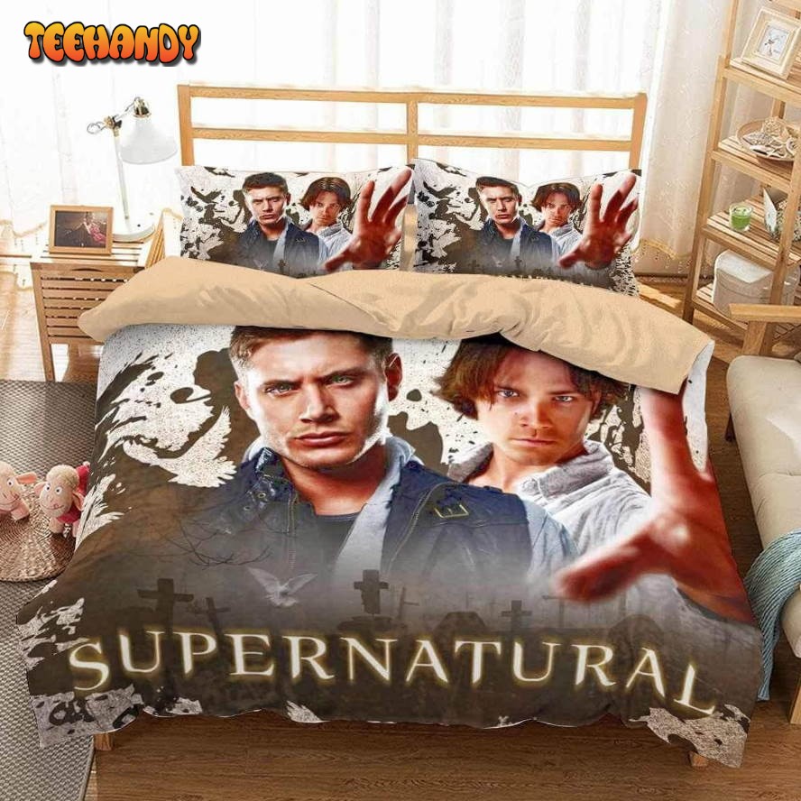 3d Supernatural Duvet Cover Bedding Set