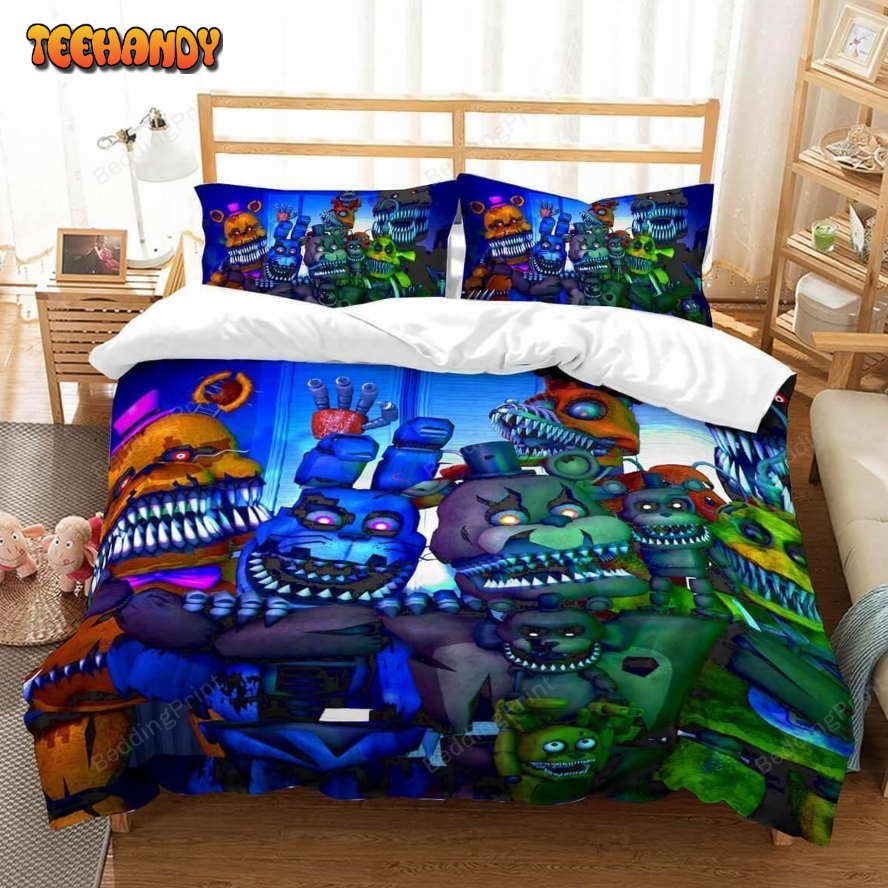 3d The Five Nights At Freddy’s Duvet Cover Bedding Set