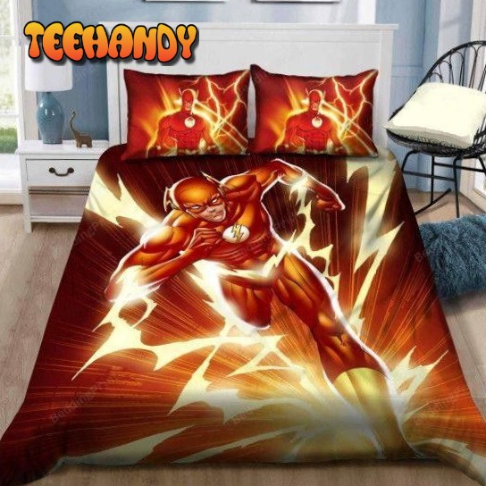 3d The Flash Barry Allen Painting Bedding Set