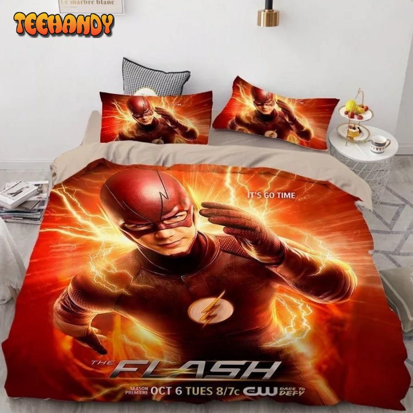 3d The Flash Barry Allen Poster Bedding Set Duvet Cover Pillow Cases