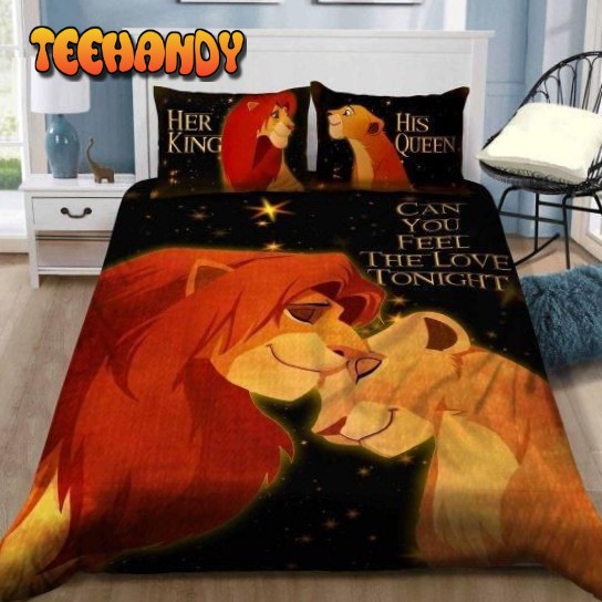 3D The Lion King Can You Feel The Love Tonight Bedding Set