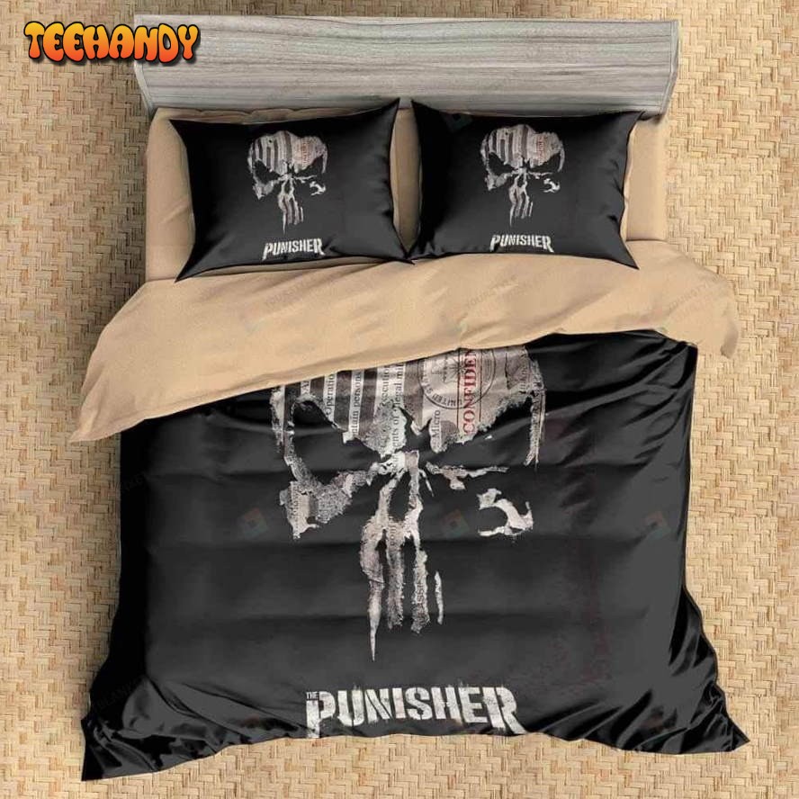 3d The Punisher Duvet Cover Bedding Set 1