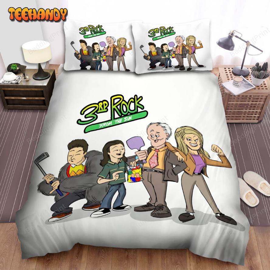 3rd Rock From The Sun Movie Art Bed Sheets Duvet Cover Bedding Sets