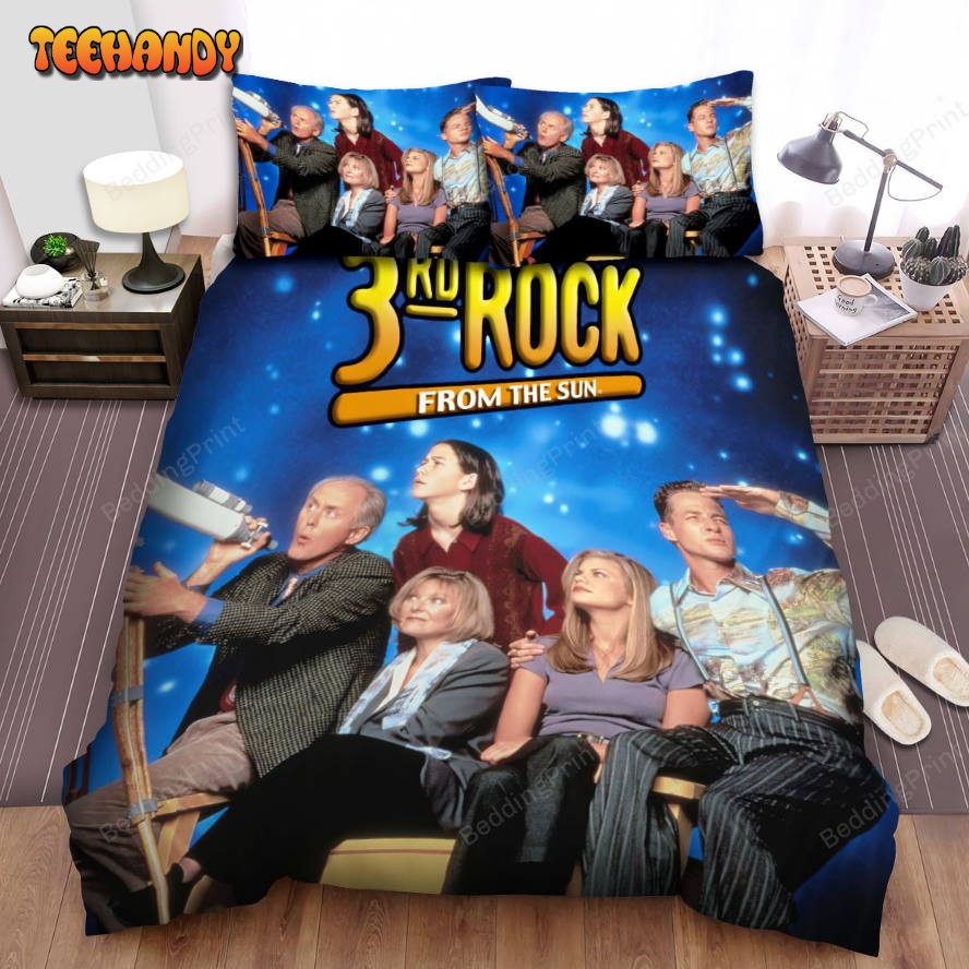 3rd Rock From The Sun Movie Poster 2 Bed Sheets Duvet Cover Bedding Sets