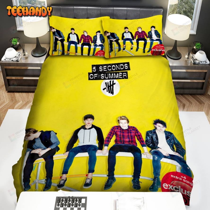 4 Songs Exclusive 5 Second Of Summer Comforter Duvet Cover Bedding Sets