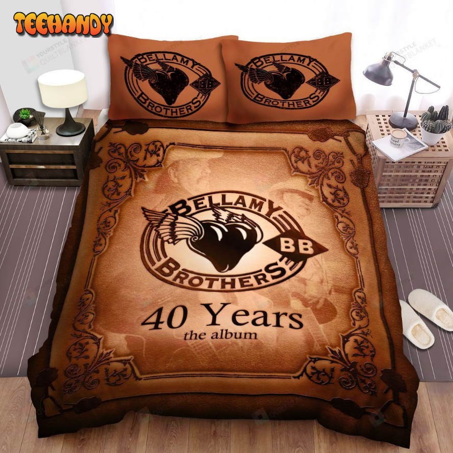 40 Years Album The Bellamy Brothers Spread Comforter Bedding Sets