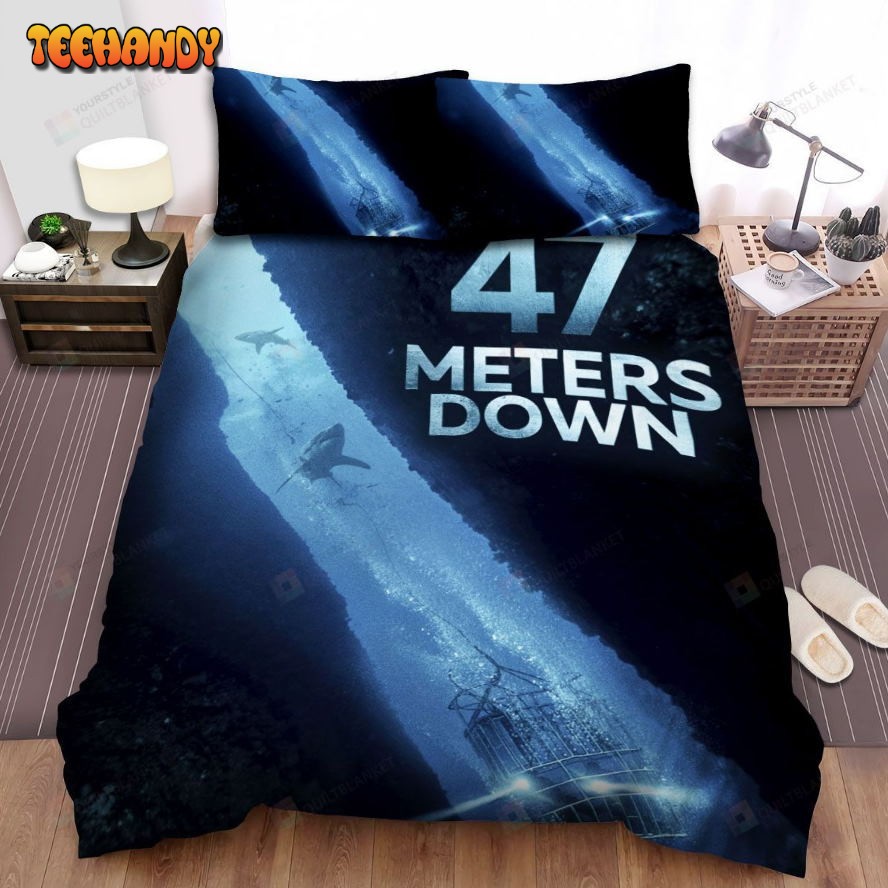 47 Meters Down Movie Poster Spread Comforter Duvet Cover Bedding Sets Ver 4
