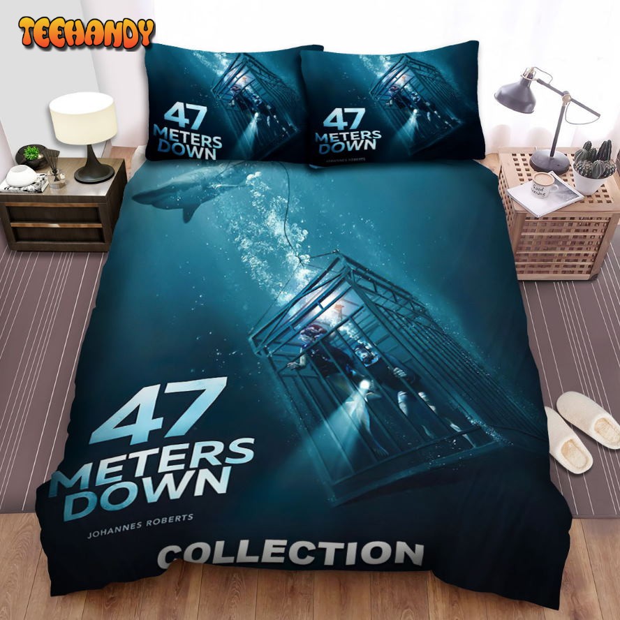 47 Meters Down Movie Poster Spread Comforter Duvet Cover Bedding Sets Ver 6