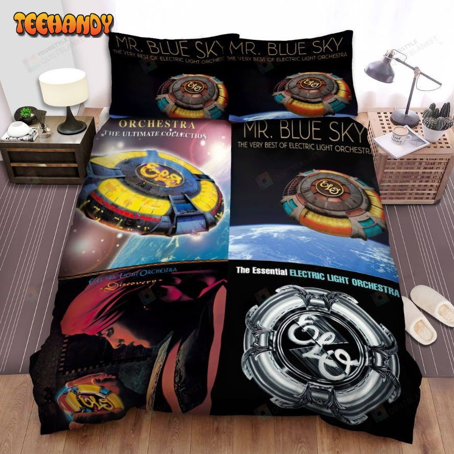 4in1 Album Cover Electric Light Orchestra Comforter Bedding Sets
