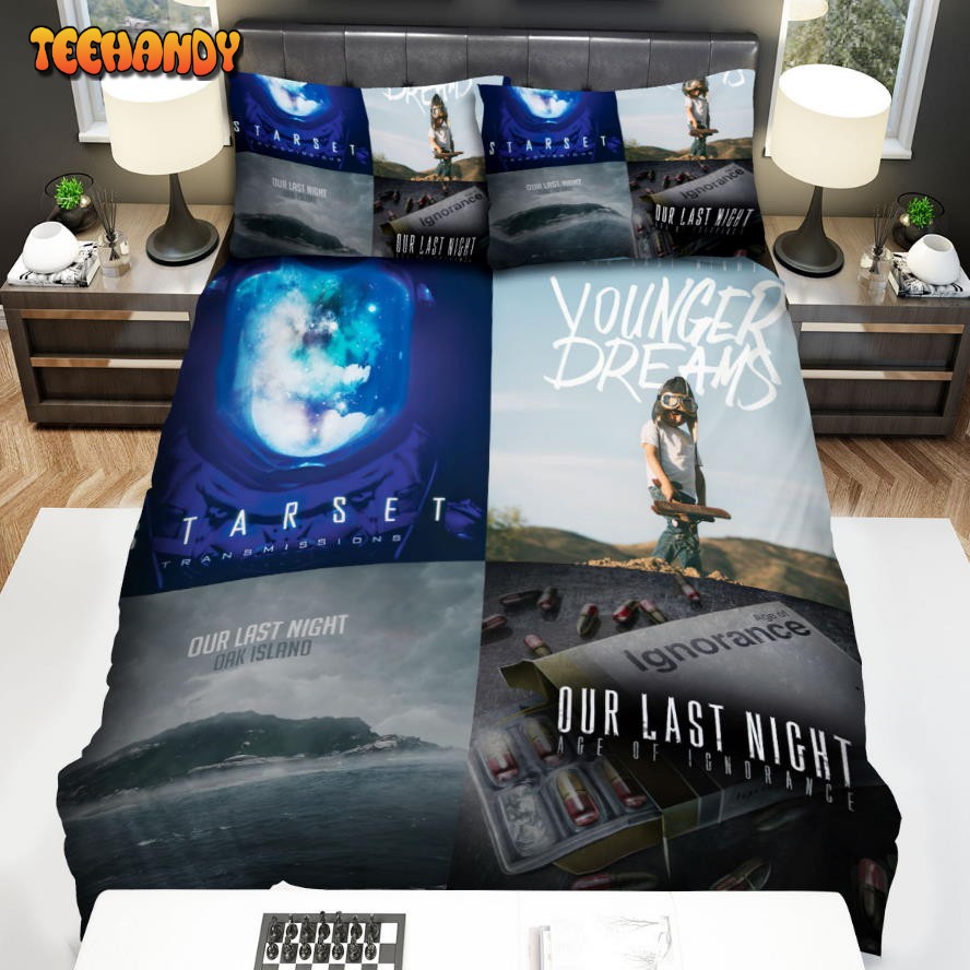 4in1 Album Cover Photo Our Last Night Comforter Bedding Sets