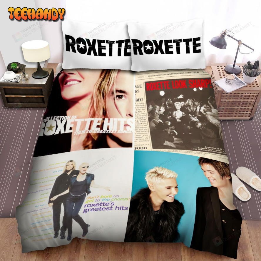 4in1 Album Cover Photo Roxette Spread Comforter Bedding Sets