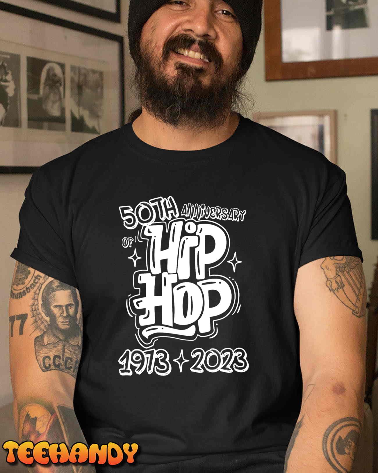 50 Years Old 50th Anniversary Of Hip Hop Graffiti Hip Hop T-Shirt