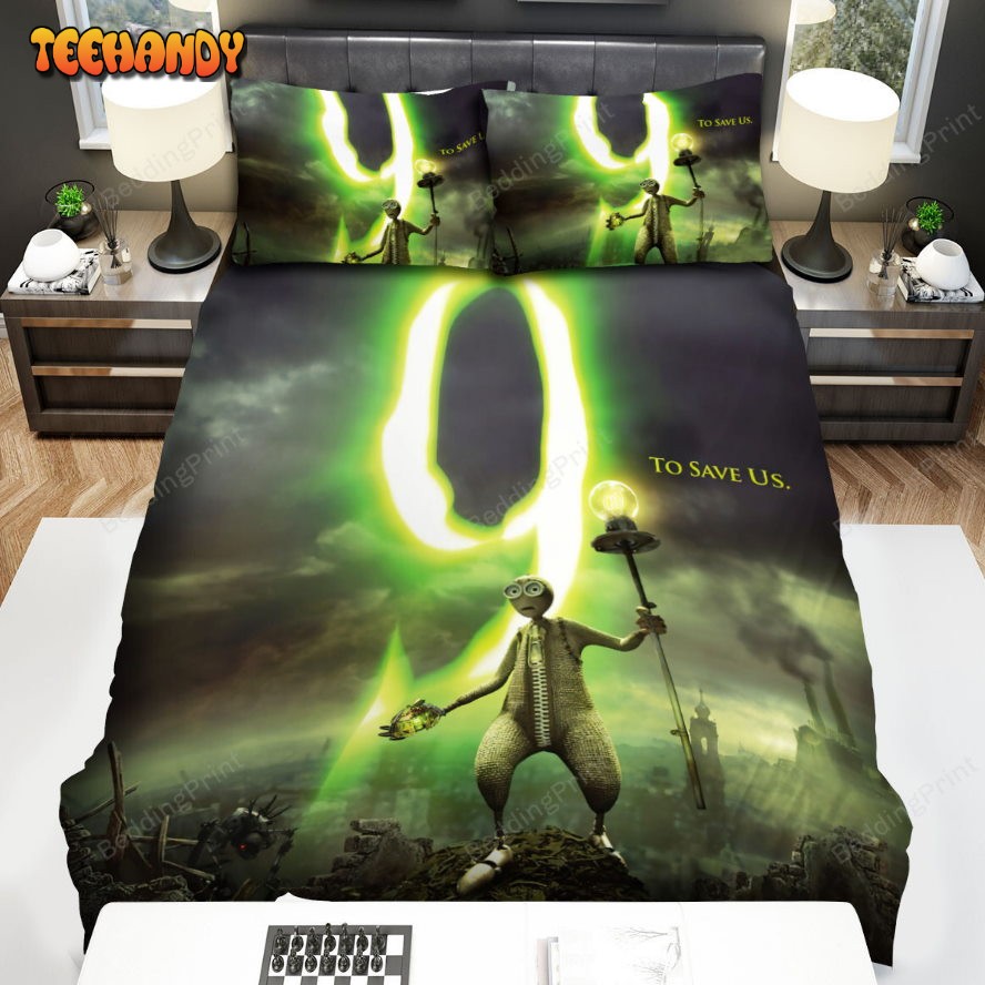 9 (I) (2009) Character #9 To Save Us Movie Poster Duvet Cover Bedding Sets