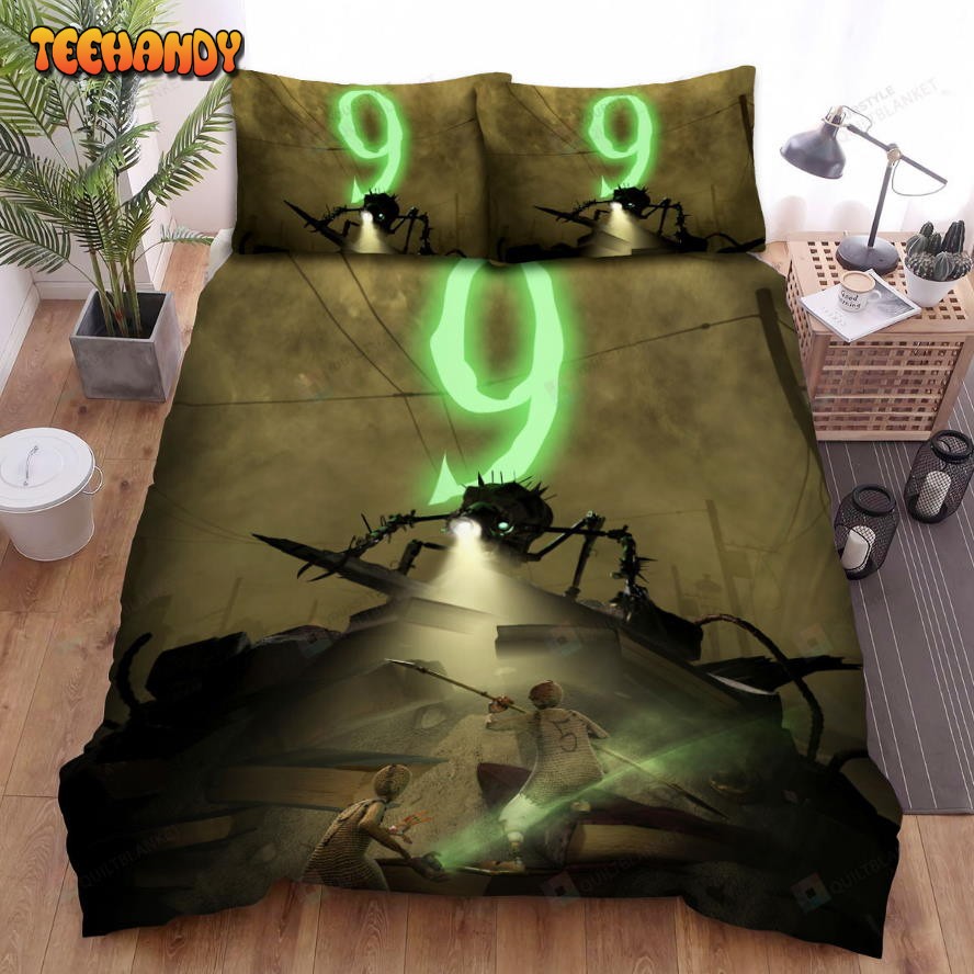 9 (I) (2009) Scary Monster Movie Poster Bed Sheets Duvet Cover Bedding Sets