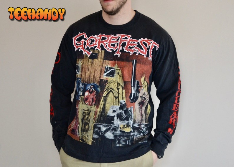 90s Vintage Gorefest Ugly Sweater, Ugly Sweater, Christmas Sweaters, Hoodie