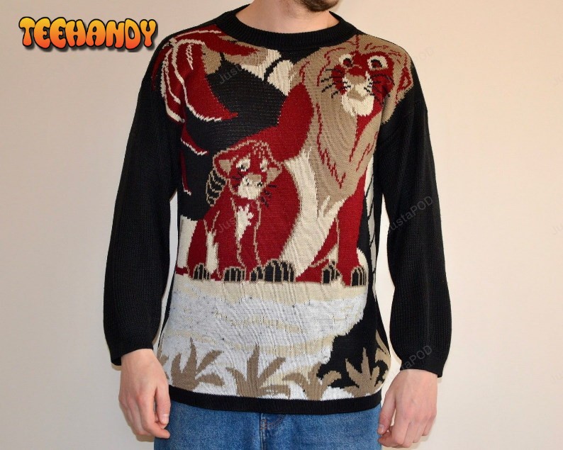 90s Vintage Lion King For Disney Lovers Ugly Christmas Sweatshirt