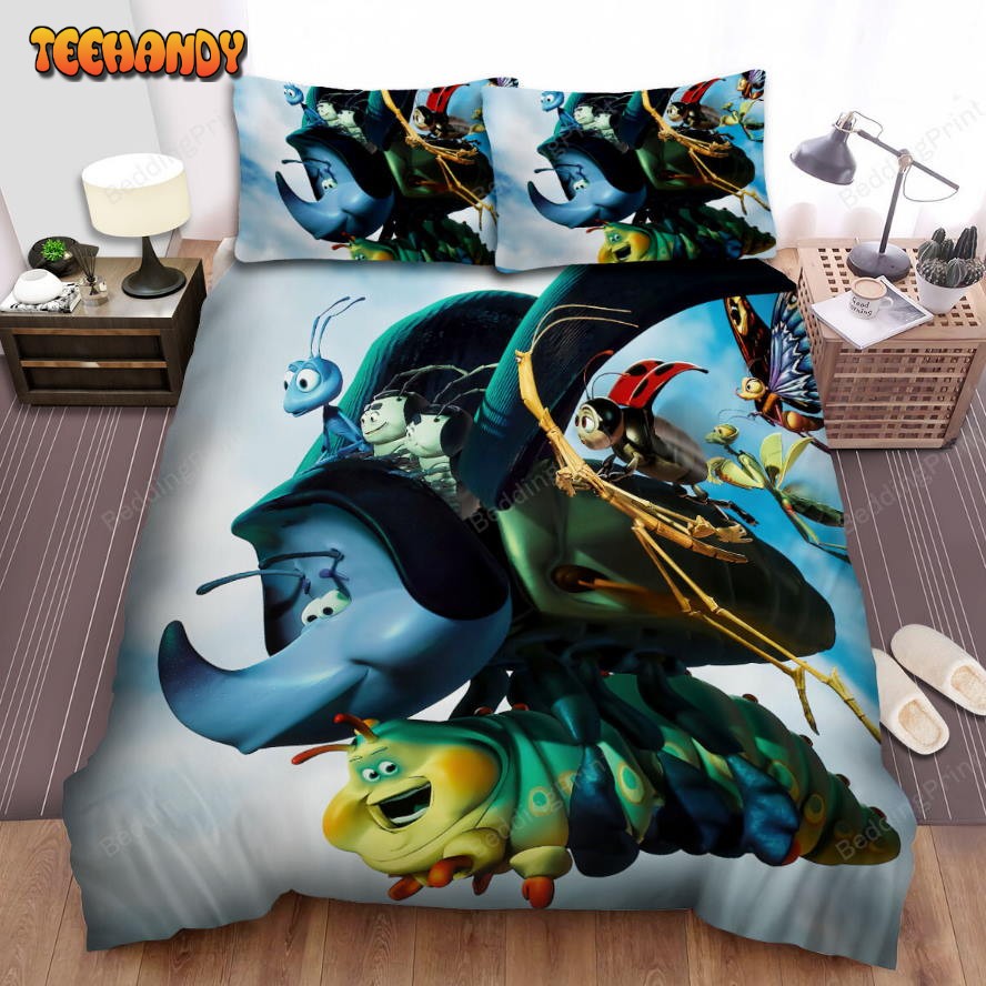 A Bug’s Life Movie Teamwork Poster Bed Sheets Duvet Cover Bedding Sets