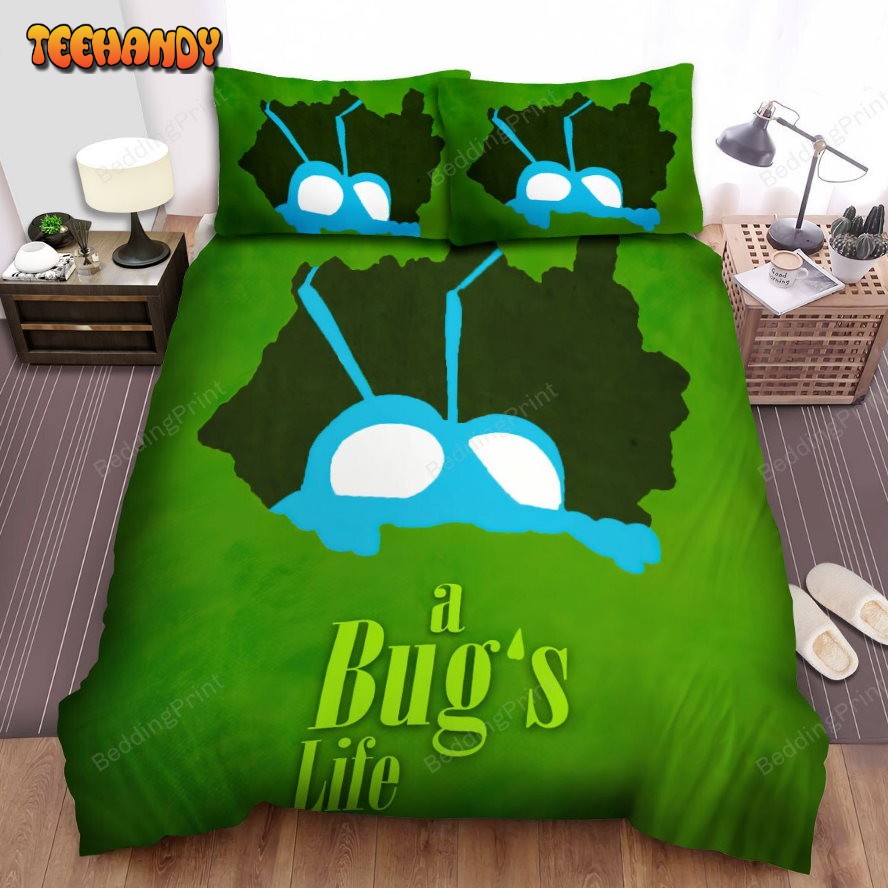 A Bug’s Life Movie White Eyes Poster Bed Sheets Duvet Cover Bedding Sets