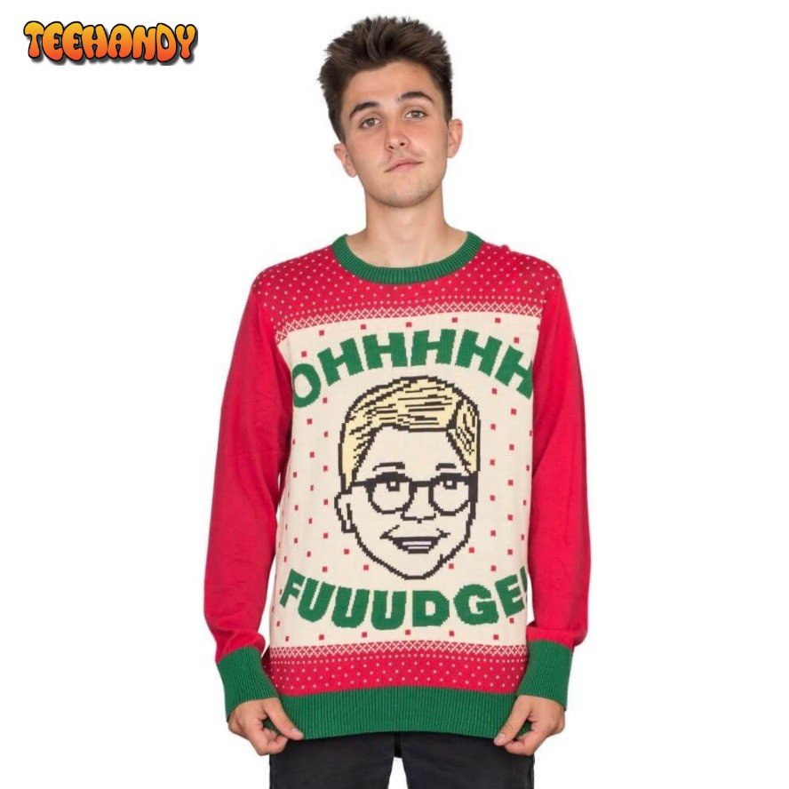 A Christmas Story Ohhhhh Uuudge! Ralphie For Unisex Ugly Christmas Sweater