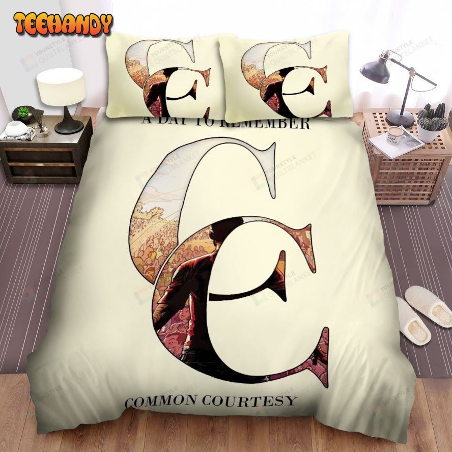 A Day To Remember Album Cover Common Courtesy Comforter  Bedding Sets