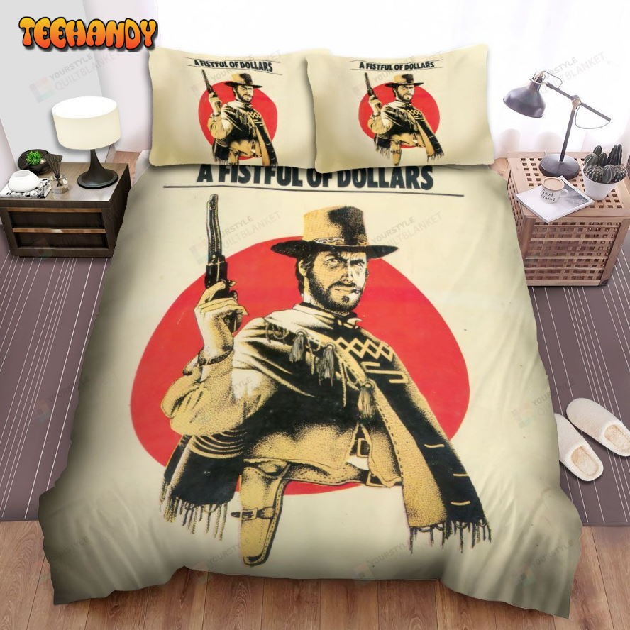 A Fistful Of Dollars (1964) A Dollar Western Movie Poster Bedding Sets