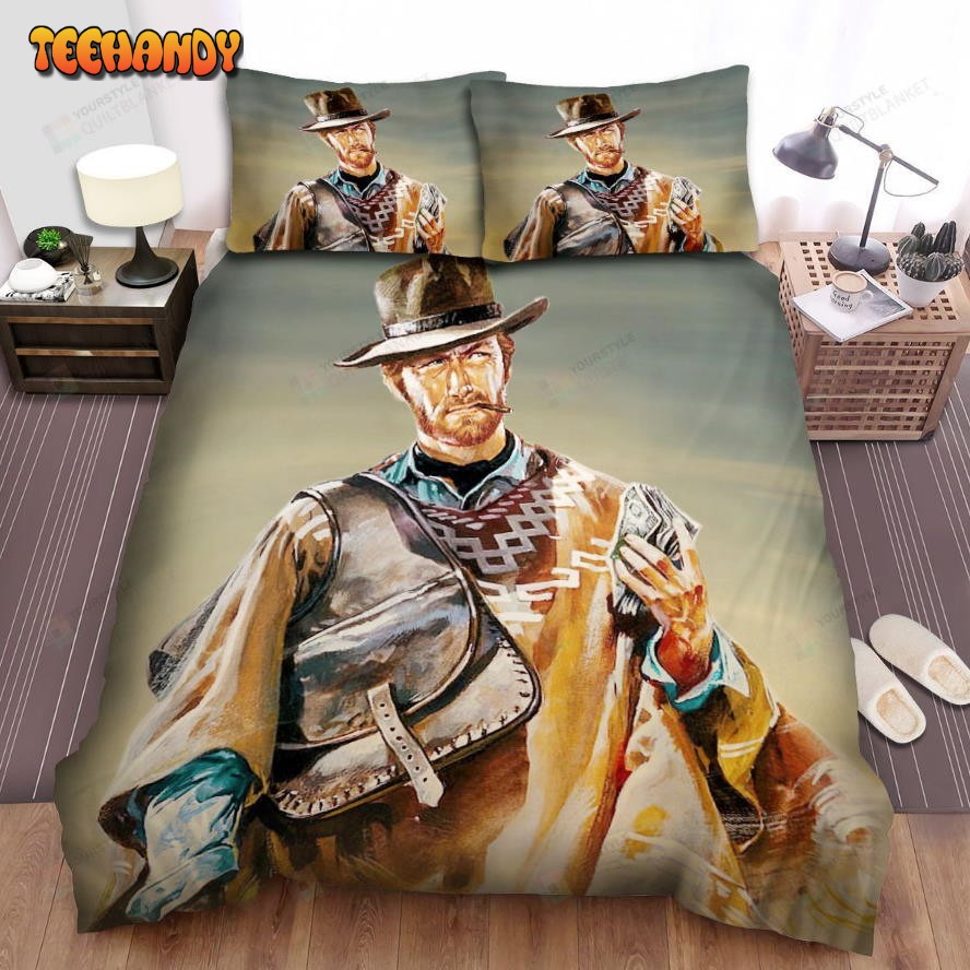 A Fistful Of Dollars (1964) Bounty Hunter Movie Poster Spread Bedding Sets