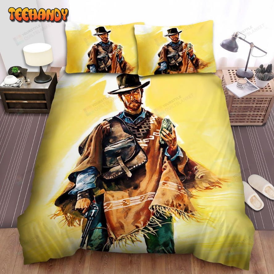 A Fistful Of Dollars (1964) Fan Draw Movie Poster Spread Comforter Bedding Sets