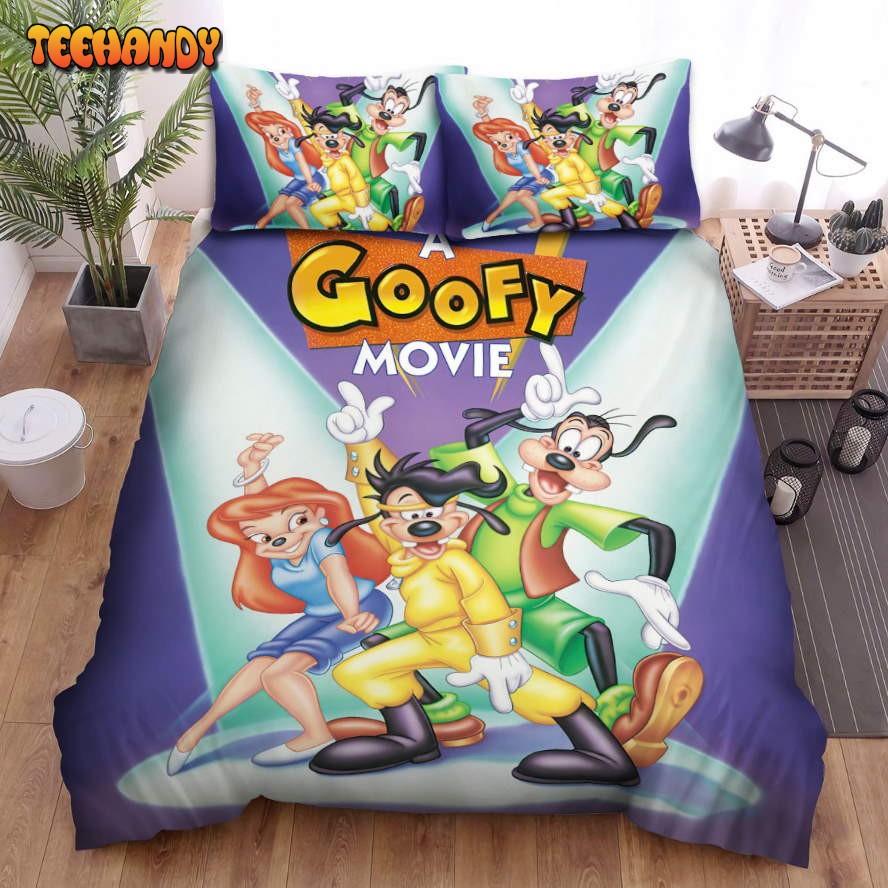 A Goofy Movie (1995) Poster Movie Poster Duvet Cover Bedding Sets Ver 2