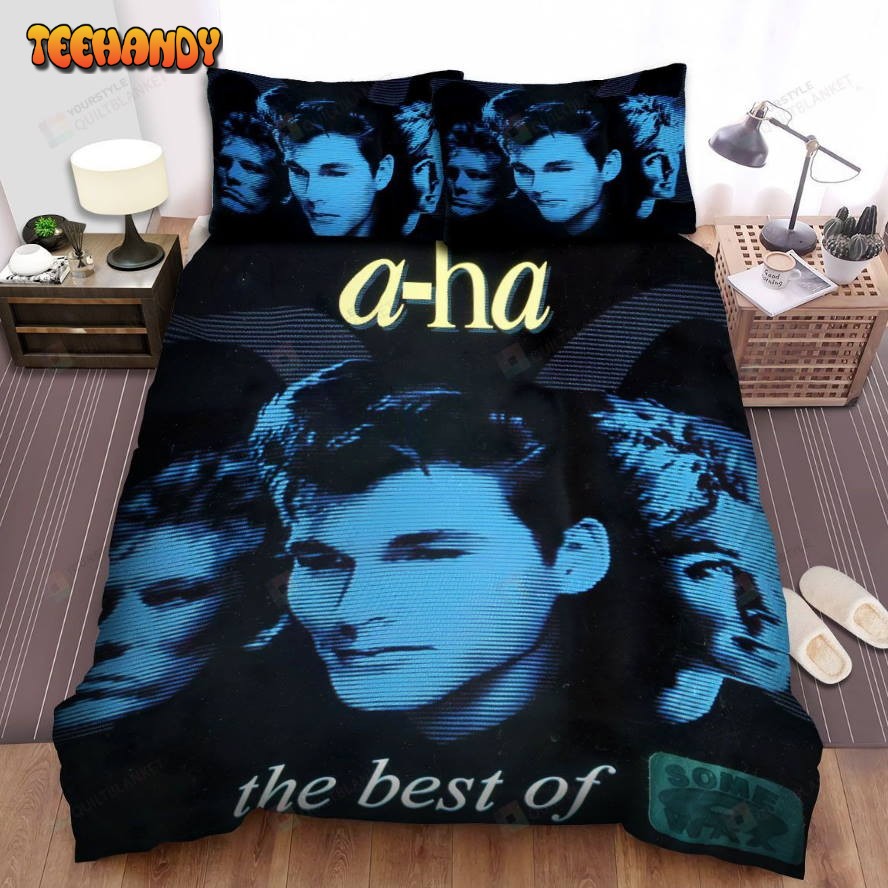 A-Ha Music Band Album The Best Of A-Ha Spread Comforter Bedding Sets