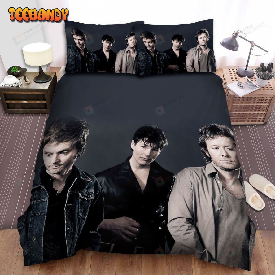 A-Ha Music Band Black Background Spread Comforter Duvet Cover Bedding Sets