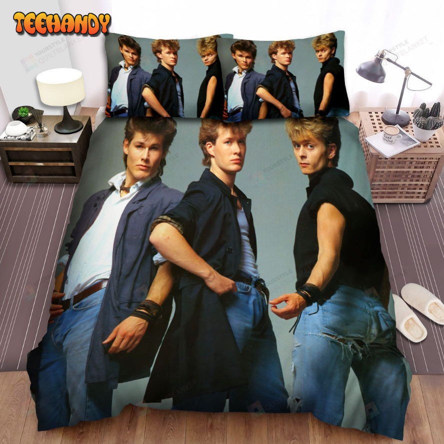 A-Ha Music Band Full Body Photo Spread Comforter Duvet Cover Bedding Sets