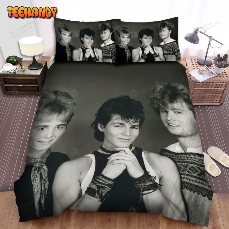 A-Ha Music Band Group Photo Spread Comforter Bedding Sets