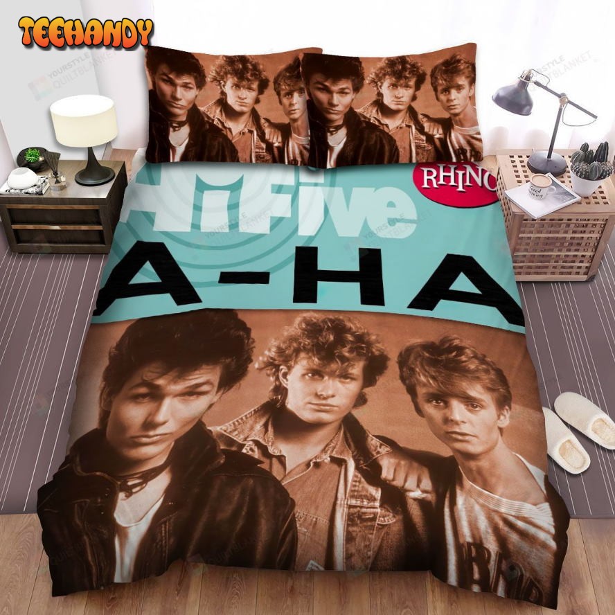 A-Ha Music Band Hi Five Bed Sheets Spread Comforter Duvet Cover Bedding Sets