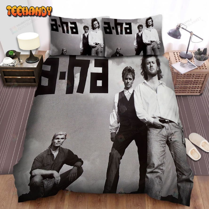 A-Ha Music Band Magazine Photoo Shoot Spread Comforter Bedding Sets