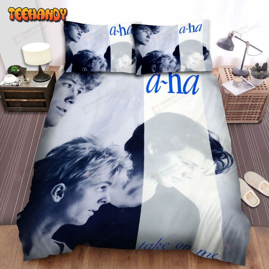 A-Ha Music Band Take On Me Long Version Spread Comforter Bedding Sets